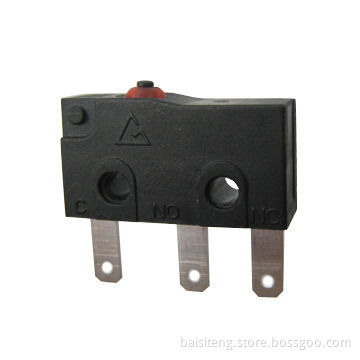 Water-resistant Micro Switches, Rating of 125V AC 5A/250V AC 3A, Solder Terminal